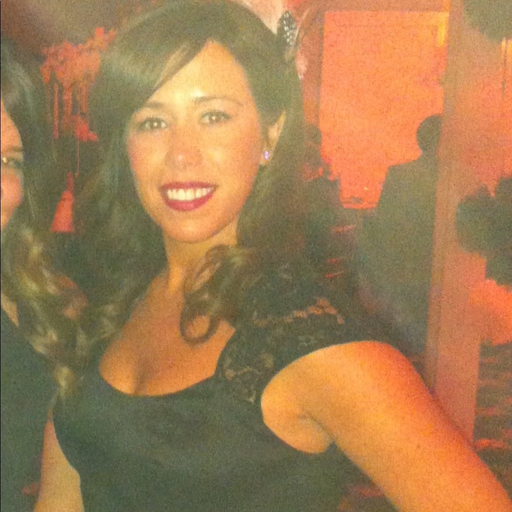 Black Satin with Lace Xscape Dress